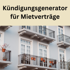 Kündigungsgenerator für Mietverträge